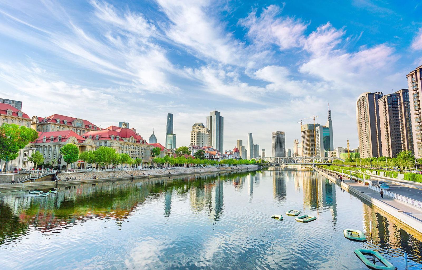 天津海河之畔,邂逅魅力天津🌟🌊